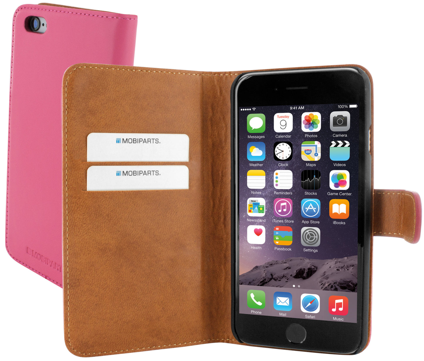 Mobiparts Premium Wallet Case Apple iPhone 6/6S Pink