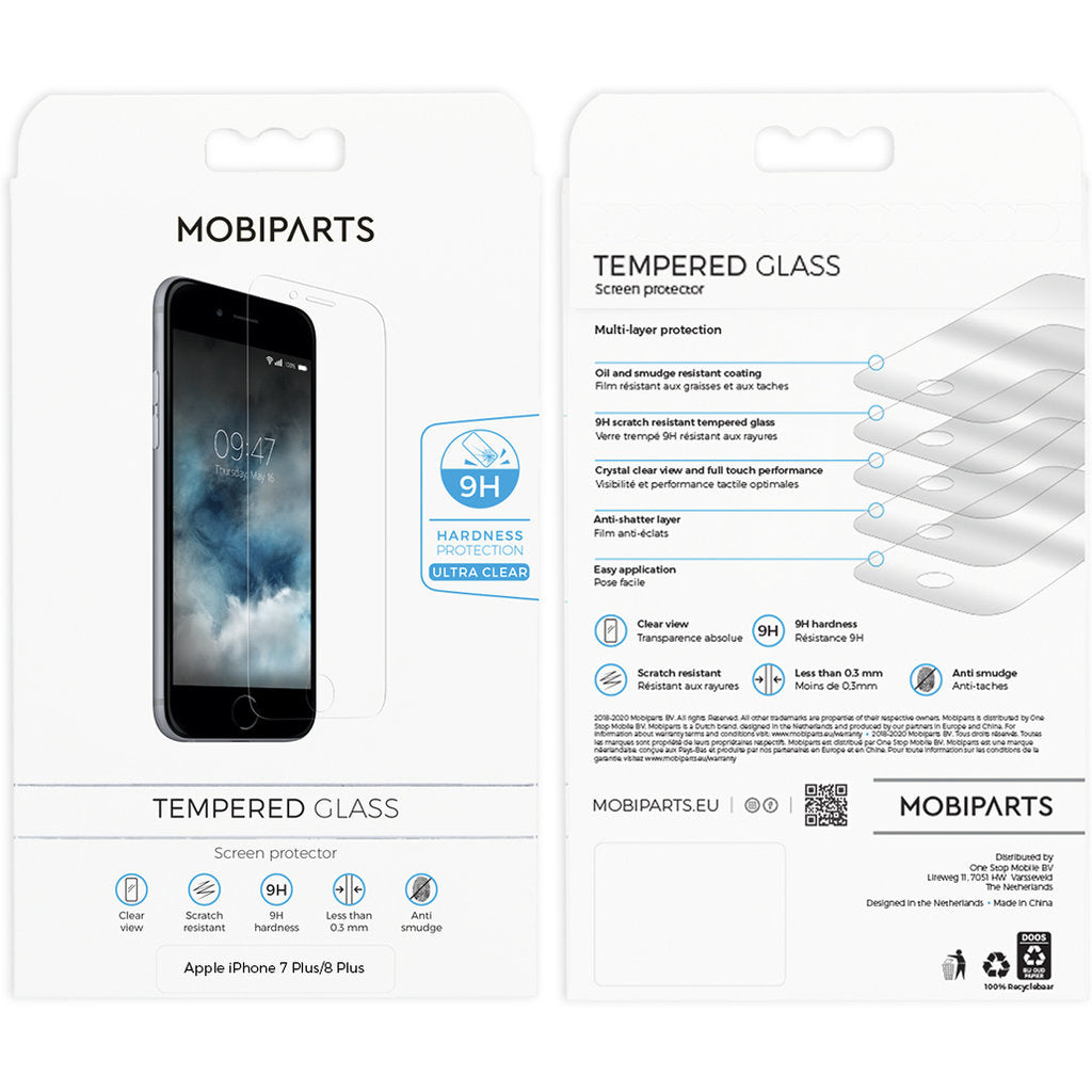 Mobiparts Regular Tempered Glass Apple iPhone 7 Plus/8 Plus