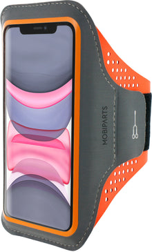 Mobiparts Comfort Fit Sport Armband Apple iPhone 11 Neon Orange