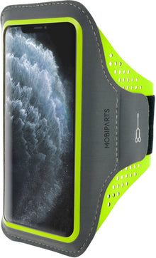 Mobiparts Comfort Fit Sport Armband Apple iPhone 11 Pro Max Neon Green