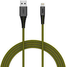 SoSkild Charging Cable Ultimate USB-A to Lightning 1.5m Black/Yellow