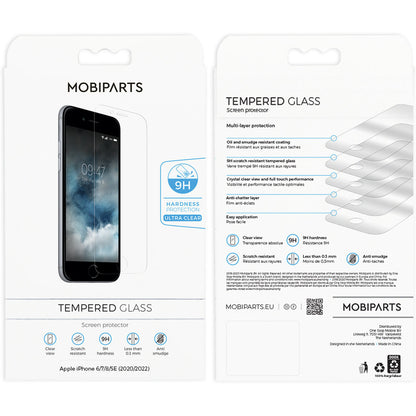 Mobiparts Regular Tempered Glass Apple iPhone 6/7/8/SE (2020/2022)