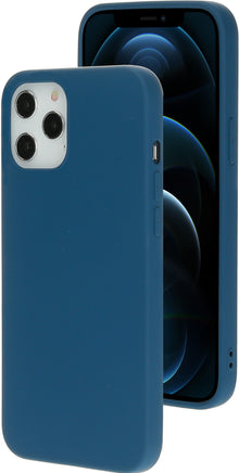 Mobiparts Silicone Cover Apple iPhone 12 Pro Max Blueberry Blue