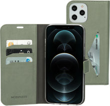 Mobiparts Classic Wallet Case Apple iPhone 12 Pro Max Stone Green