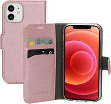 Mobiparts Saffiano Wallet Case Apple iPhone 12 Mini Pink