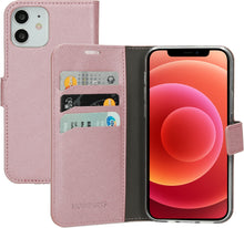 Mobiparts Saffiano Wallet Case Apple iPhone 12/12 Pro Pink