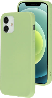 Mobiparts Silicone Cover Apple iPhone 12 Mini Pistache Green