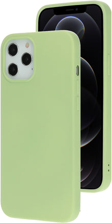 Mobiparts Silicone Cover Apple iPhone 12 Pro Max Pistache Green