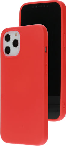 Mobiparts Silicone Cover Apple iPhone 12 Pro Max Scarlet Red