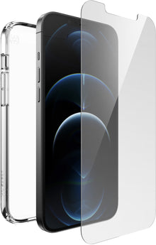 Speck Presidio Perfect Clear + Shieldview Bundle Apple iPhone 12 Pro Max - with Microban