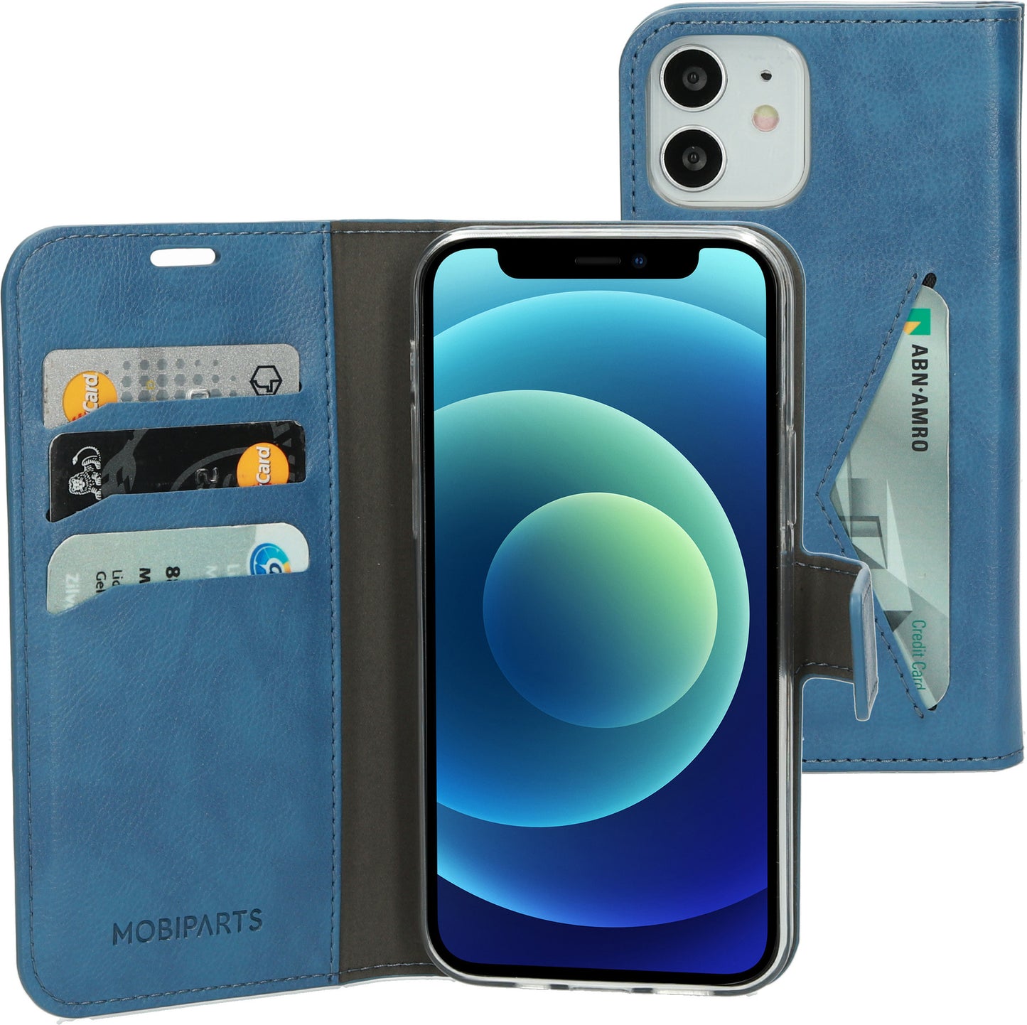 Mobiparts Classic Wallet Case Apple iPhone 12/12 Pro Steel Blue