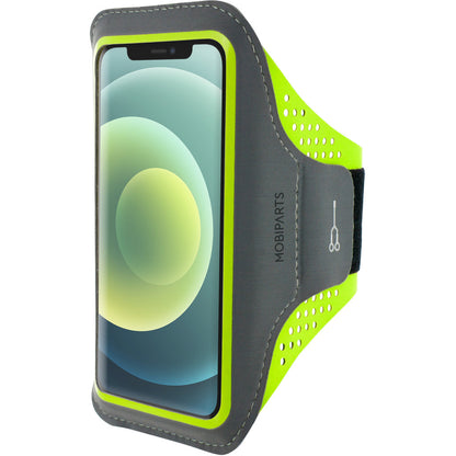 Mobiparts Comfort Fit Sport Armband Apple iPhone 12/12 Pro Neon Green