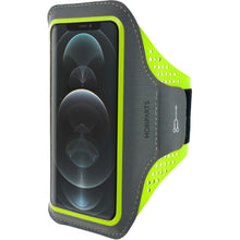Mobiparts Comfort Fit Sport Armband Apple iPhone 12/12 Pro Neon Green