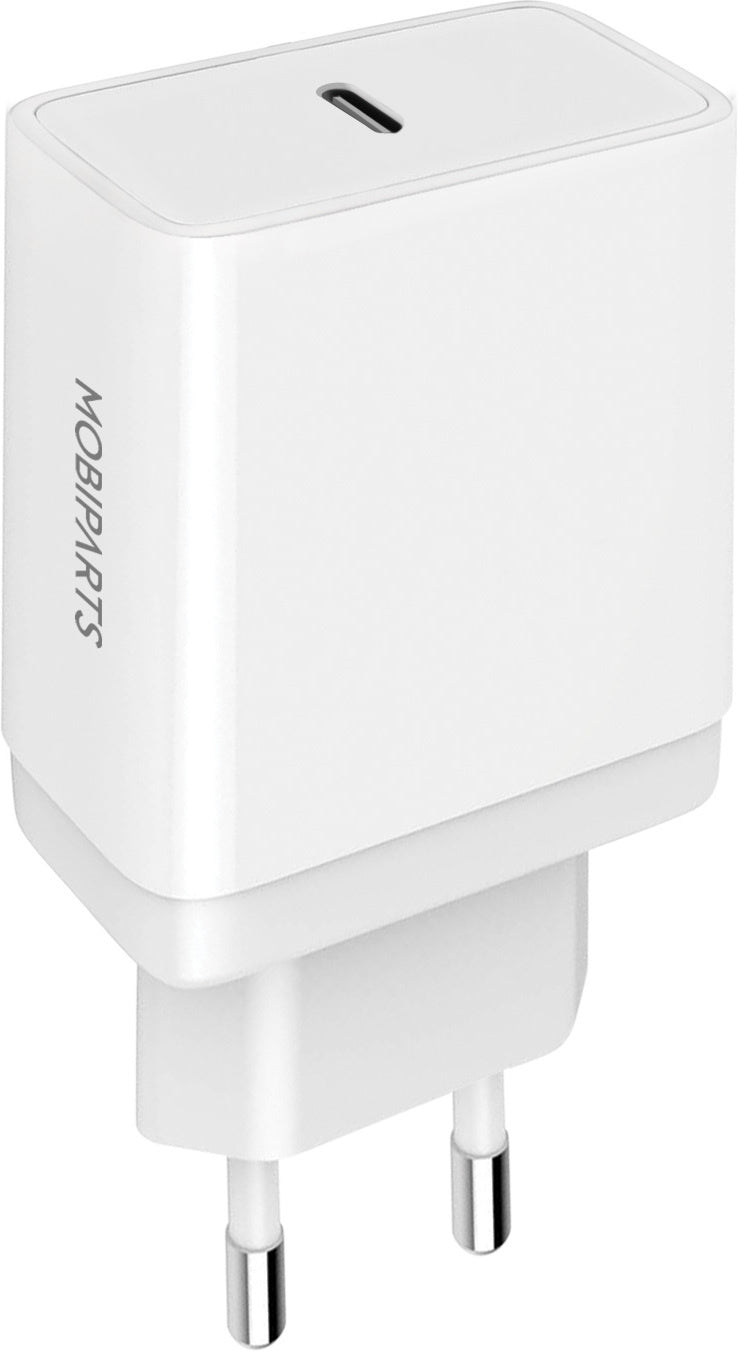 Mobiparts Wall Charger USB-C 20w White (with PD)
