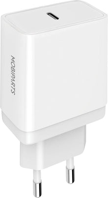 Mobiparts Wall Charger USB-C 20w White (with PD)