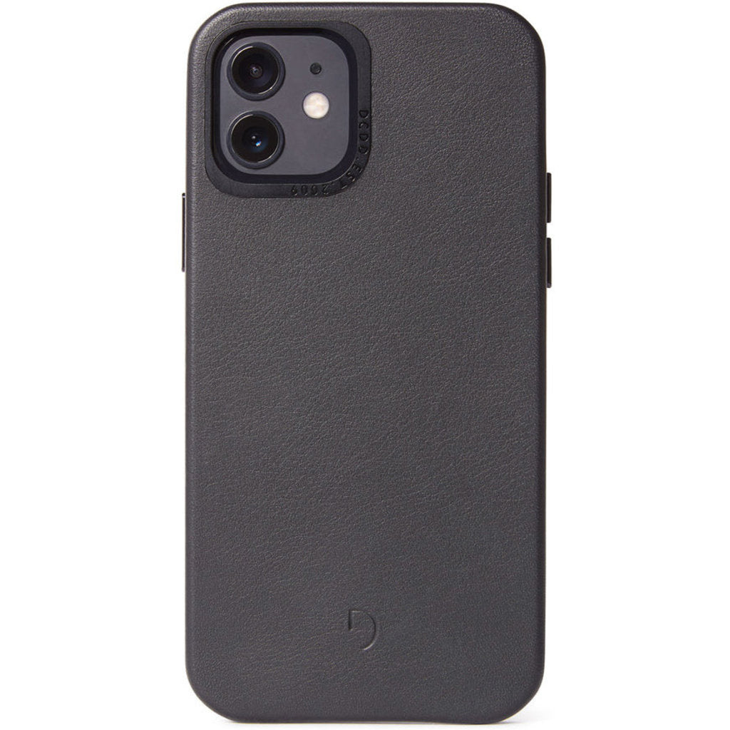 Decoded Leather Back Cover Apple iPhone 12 Mini Black