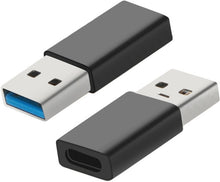 Mobiparts USB-C Female to USB-A Adapter Black (Bulk)