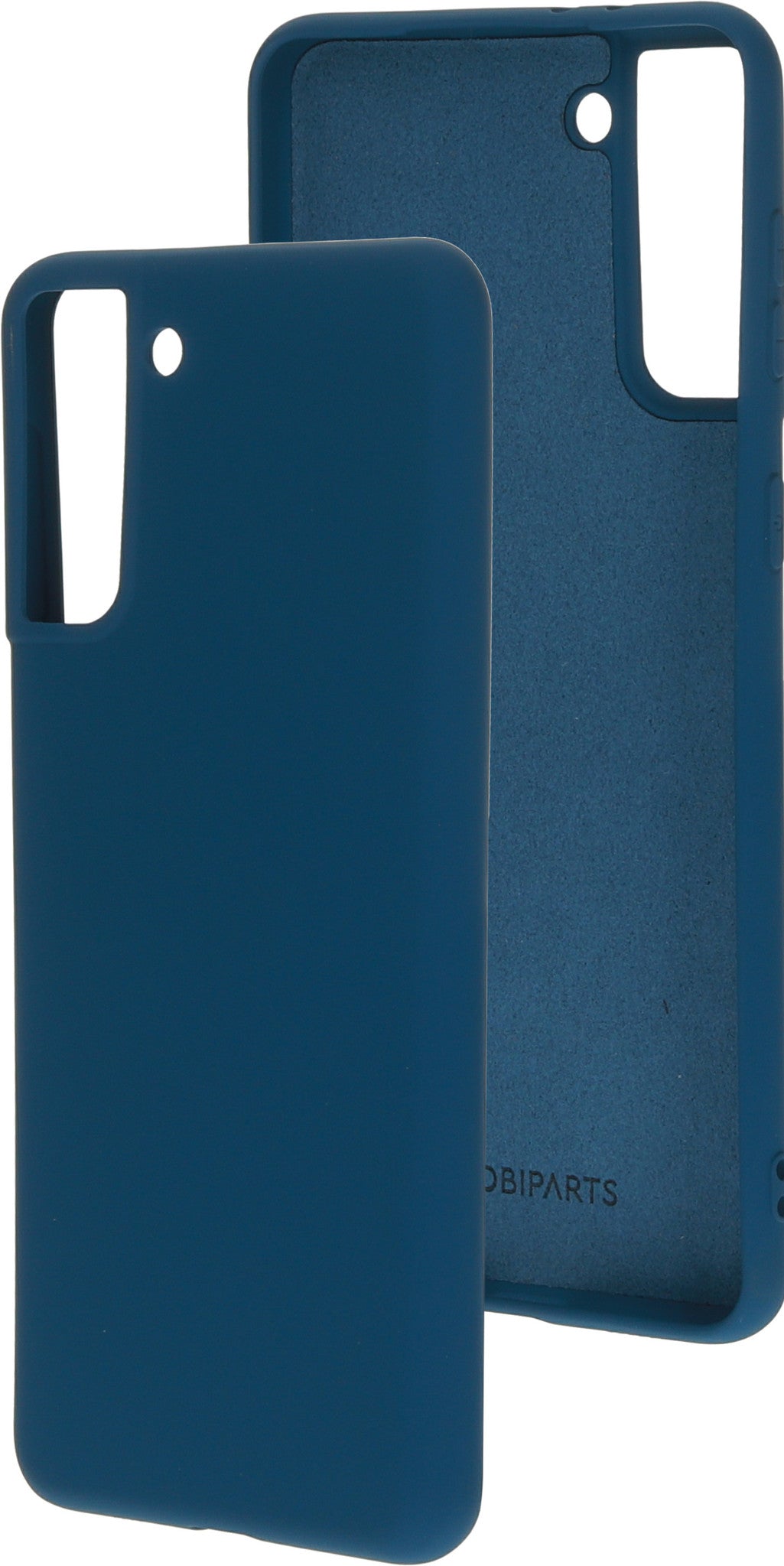 Mobiparts Silicone Cover Samsung Galaxy S21 Plus Blueberry Blue