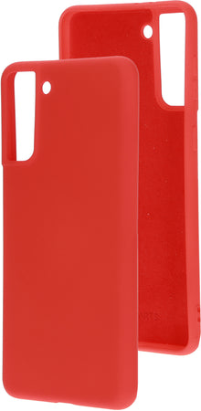 Mobiparts Silicone Cover Samsung Galaxy S21 Plus Scarlet Red