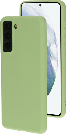 Mobiparts Silicone Cover Samsung Galaxy S21 Pistache Green