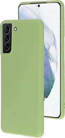 Mobiparts Silicone Cover Samsung Galaxy S21 Plus Pistache Green