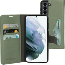 Mobiparts Classic Wallet Case Samsung Galaxy S21 Stone Green