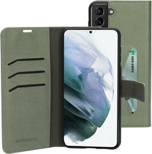 Mobiparts Classic Wallet Case Samsung Galaxy S21 Plus Stone Green