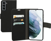 Mobiparts Saffiano Wallet Case Samsung Galaxy S21 Black