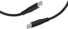 Mobiparts USB-C to USB-C Braided Cable 2A 1m Black