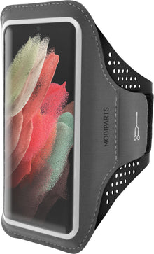 Mobiparts Comfort Fit Sport Armband Samsung Galaxy S21 Ultra Black