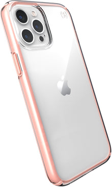 Speck Presidio Perfect Clear Apple iPhone 12 Pro Max Clear/Rosy Pink - with Microban