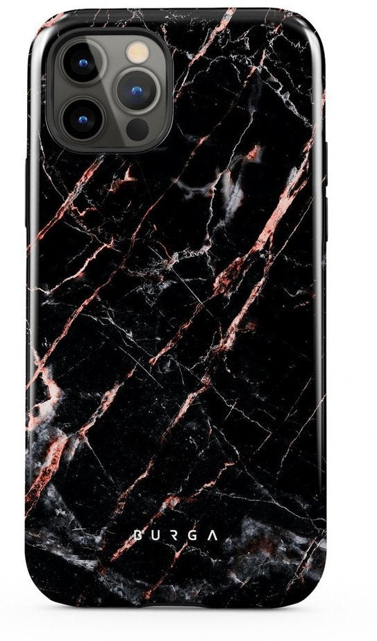 Burga Tough Case Apple iPhone 12/12 Pro Rose Gold Marble