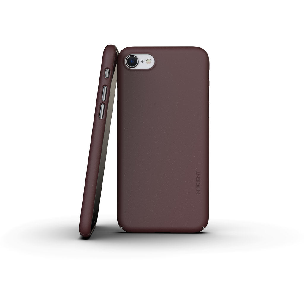 Nudient Thin Precise Case Apple iPhone 7/8/SE (2020/2022) V3 Sangria Red