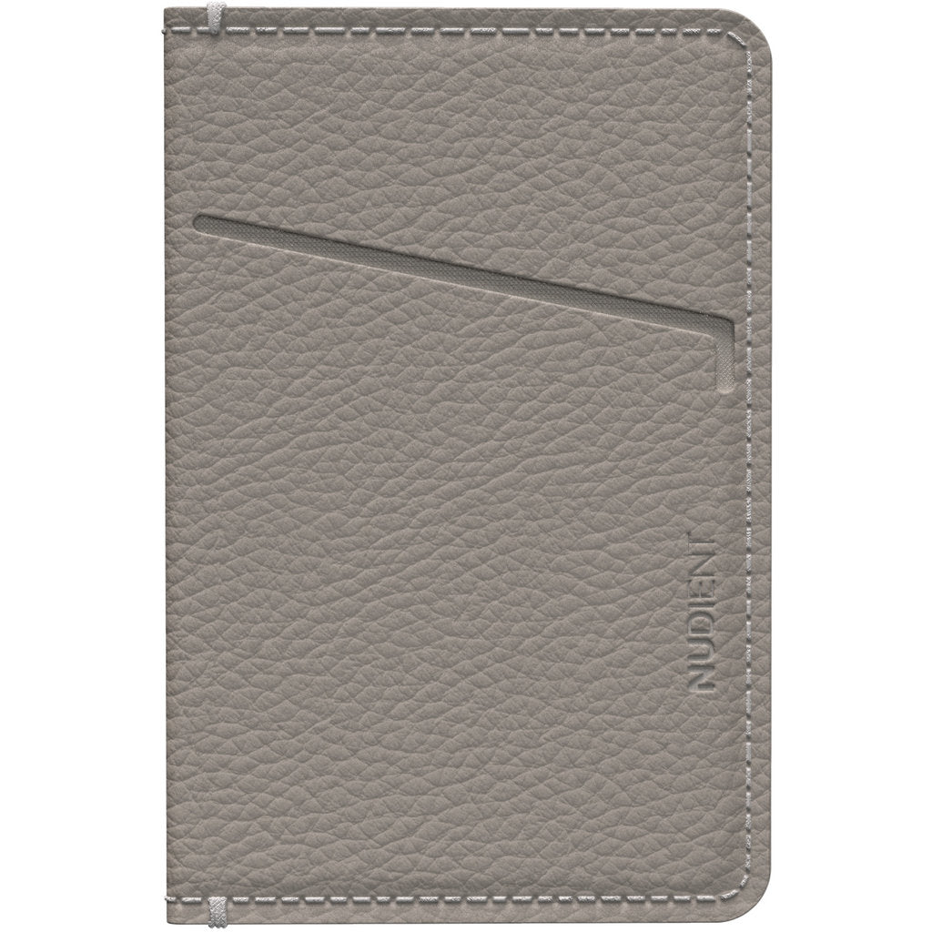 Nudient Card Holder Leather Clay Beige