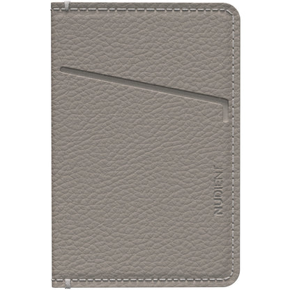 Nudient Card Holder Leather Clay Beige