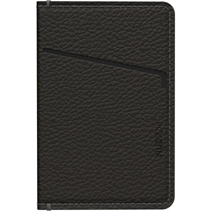 Nudient Card Holder Leather Ink Black