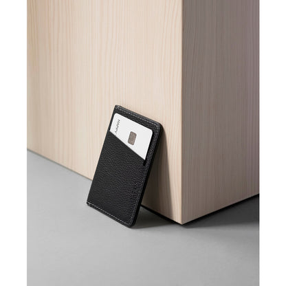 Nudient Card Holder Leather Ink Black