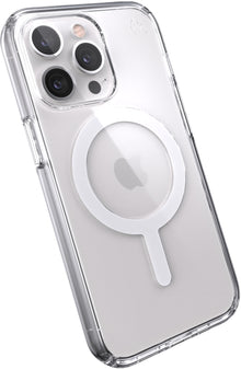 Speck Presidio Perfect Clear + MS Apple iPhone 13 Pro Clear - with Microban