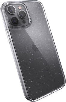Speck Presidio Perfect Clear Glitter Apple iPhone 13 Pro Max Clear / Platinum Glitter - with Microban
