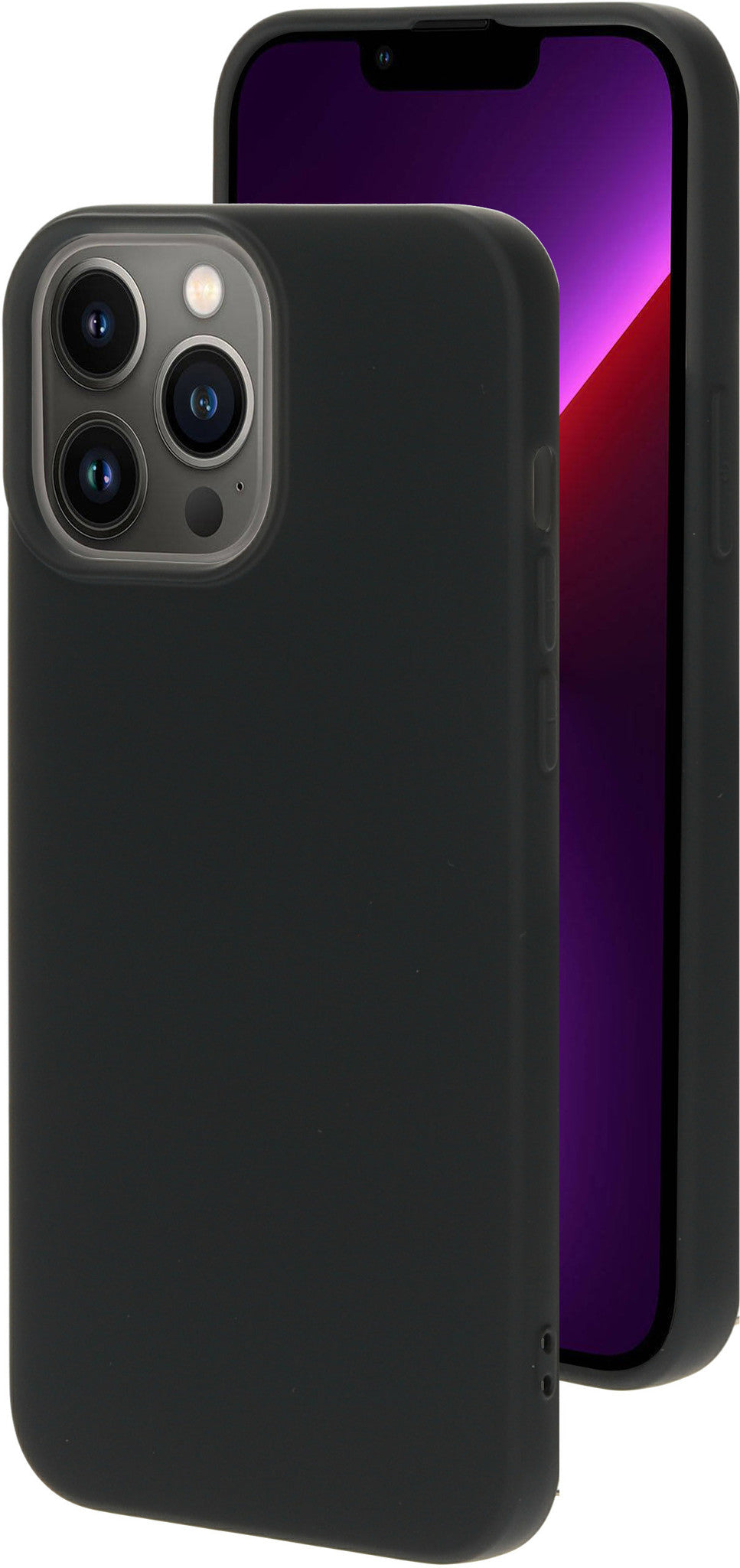 Mobiparts Silicone Cover Apple iPhone 13 Pro Max Black