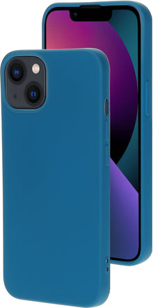 Mobiparts Silicone Cover Apple iPhone 13 Blueberry Blue