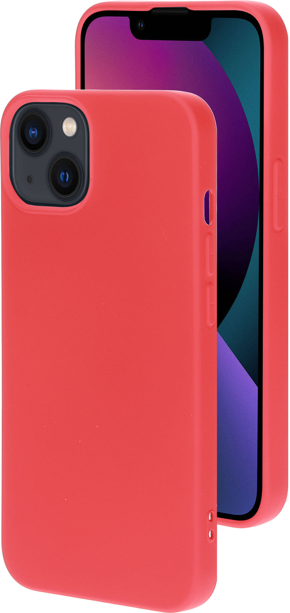 Mobiparts Silicone Cover Apple iPhone 13 Scarlet Red