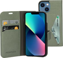 Mobiparts Classic Wallet Case Apple iPhone 13 Mini Stone Green