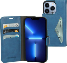Mobiparts Classic Wallet Case Apple iPhone 13 Pro Steel Blue