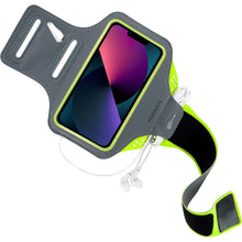 Mobiparts Comfort Fit Sport Armband Apple iPhone 13 Mini Neon Green