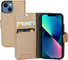 Mobiparts Saffiano Wallet Case Apple iPhone 13 Mini Copper