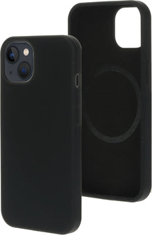 Mobiparts Silicone Cover Apple iPhone 13  Black (Magsafe Compatible)