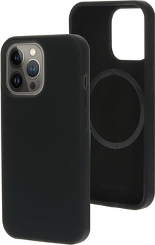 Mobiparts Silicone Cover Apple iPhone 13 Pro  Black (Magsafe Compatible)