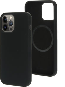 Mobiparts Silicone Cover Apple iPhone 13 Pro Max Black (Magsafe Compatible)