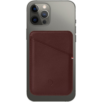 Decoded MagSafe compatible Card Sleeve Cinnamon Brown